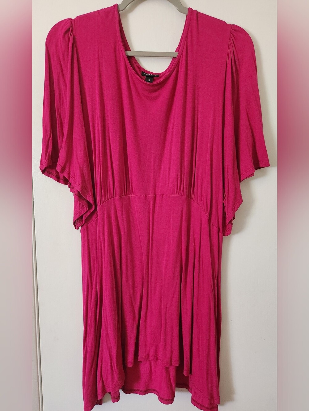 Torrid Flowy Fuchsia Women's Top - Relaxed Fit 3X Super Soft - Picture 1 of 3